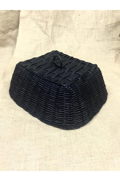 GRUHA Oblong Food Cover (L) - Charcoal Matte 